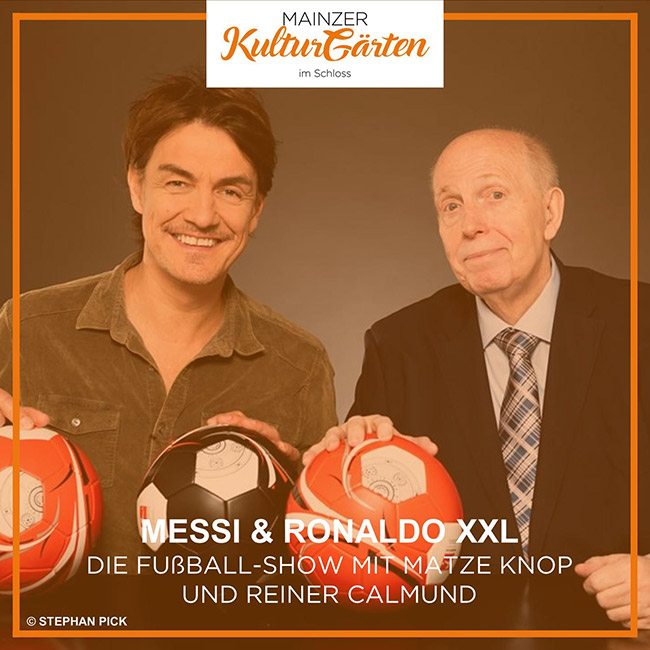 Messi & Ronaldo XXL Open Air - VERLEGUNG vom 30.09.20 auf den 18.11.20 Messi & Ronaldo XXL Open Air - VERLEGUNG vom 30.09.20 auf den 18.11.20